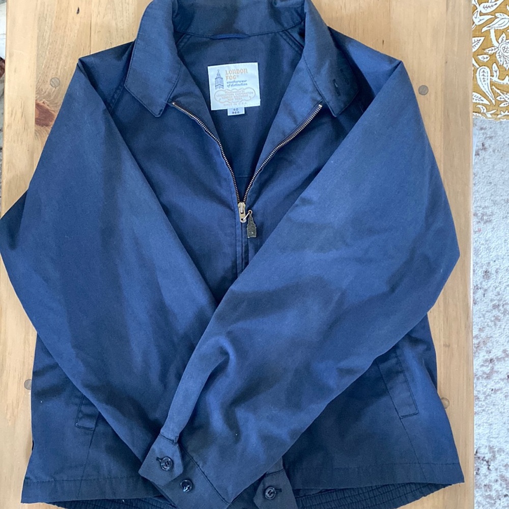 Vintage London Fog zip utility jacket